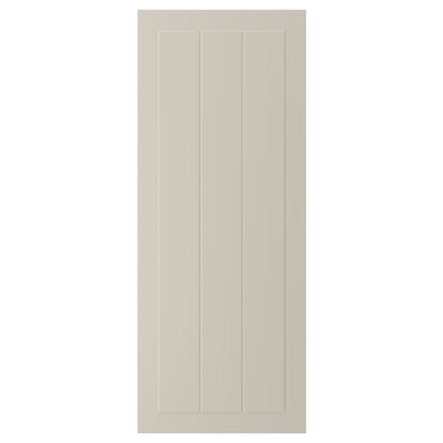 STENSUND beige dörr, slät, rektangulär, inramade paneler, lackerad yta som är lätt att rengöra.