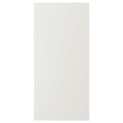 En vit rektangulär STENSUND täckpanel, tillverkad av akrylmålad fiberplatta, med en slät yta.