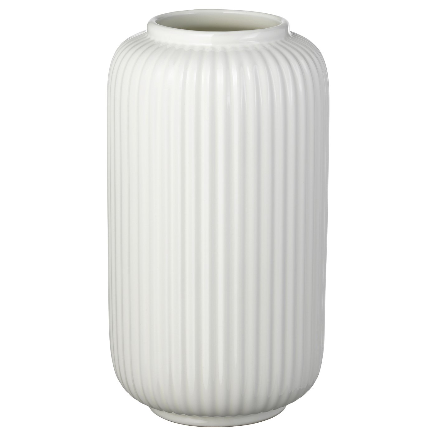 IKEA STILREN vas, vit, 22 cm