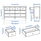 Illustration med mått för produkten: STOREMOLLA.