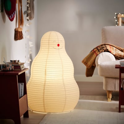 STRÅLA Golvlampa, snögubbe