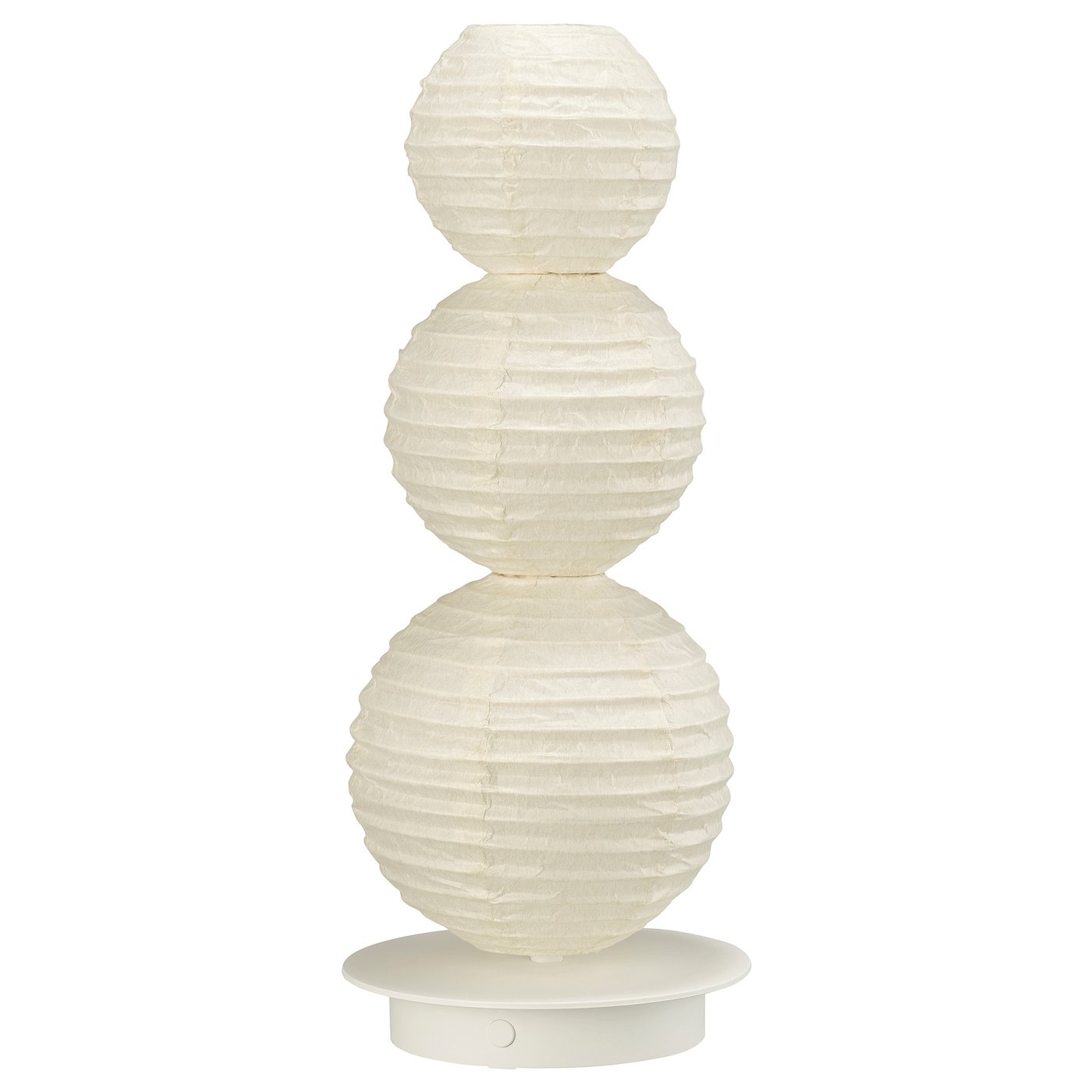 IKEA STRÅLA LED dekorativ bordslampa, bollformat batteridriven/vit