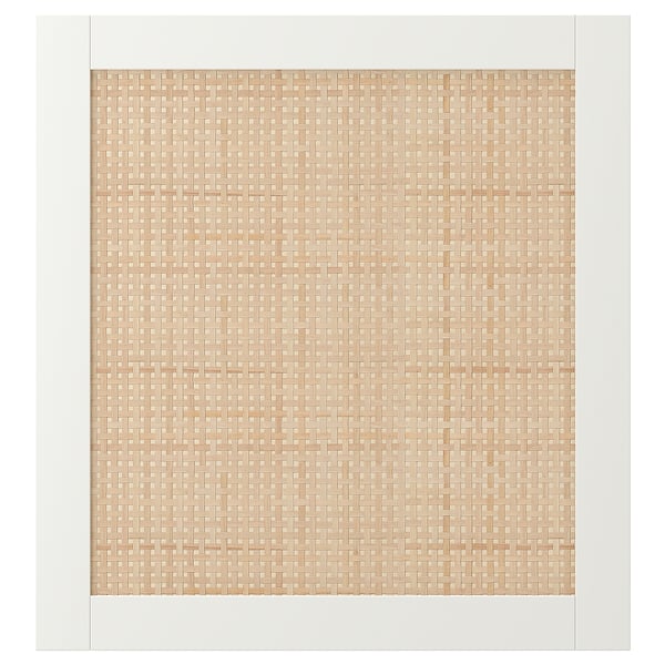 STUDSVIKEN Dörr - vit/poppelväv 60x64 cm