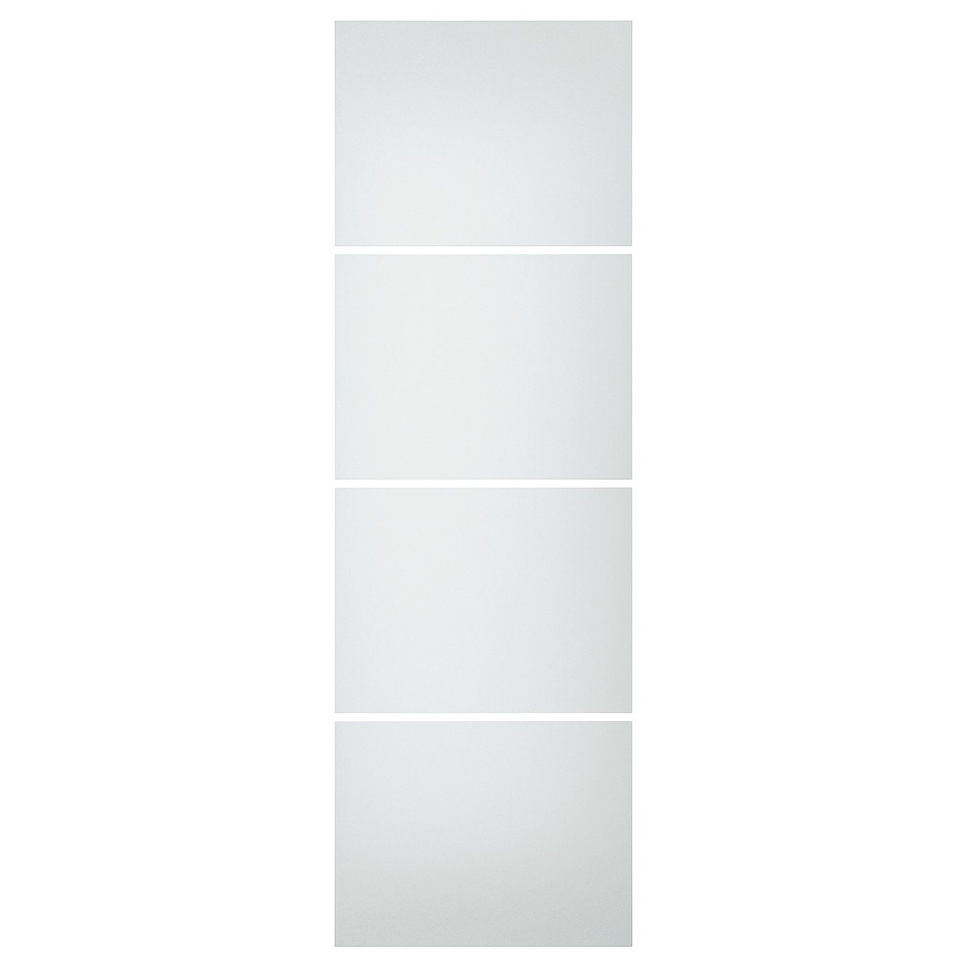 IKEA SVARTISDAL 4 paneler till ram för skjutdörr, vit papperseffekt, 75x236 cm