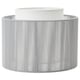 Variant: SYMFONISK lampskärm - vit, cylindrisk, texturerad, passar wifi-högtalarbas.