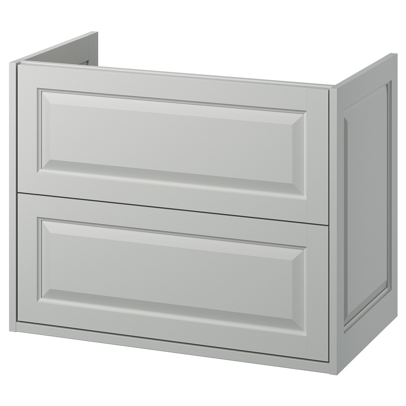 IKEA TÄNNFORSEN kommod med lådor, ljusgrå, 80x48x63 cm
