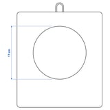 Illustration med mått för produkten: TILLREDA.