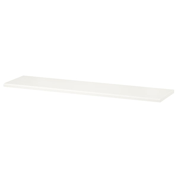 TRANHULT Hyllplan - vitlaserad asp 120x30 cm