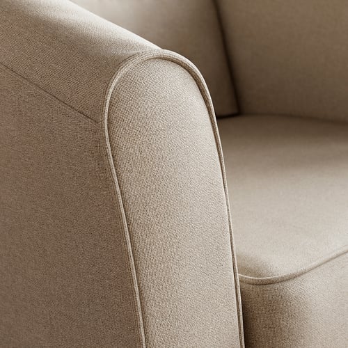 TULLSTA Klädsel till fåtölj, Naggen beige