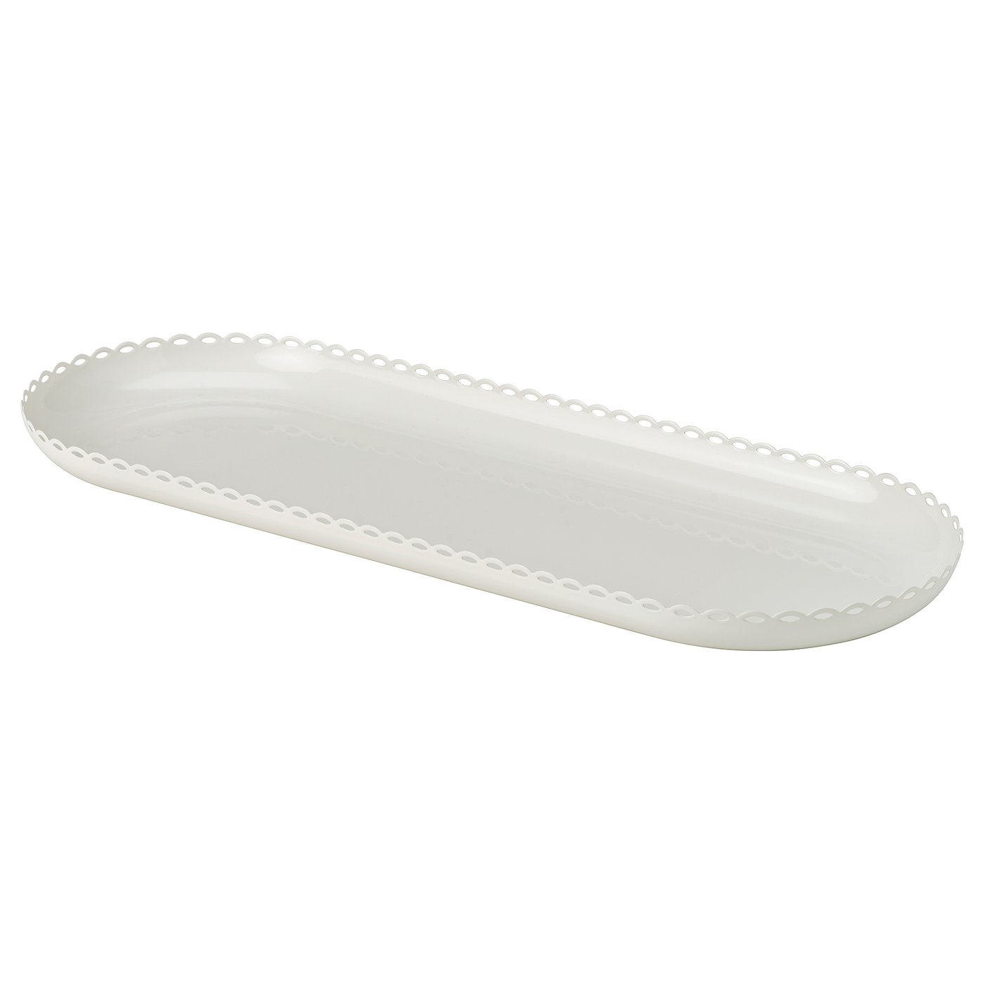 IKEA TURTURDUVA ljusfat, off-white, 45x17 cm