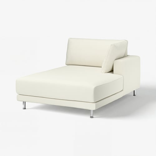 UPPÅKRA Klädsel schäslongmodul, höger, Axvall off-white