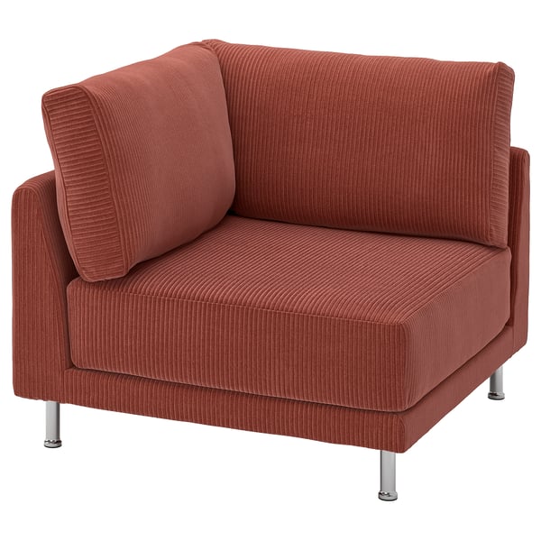 UPPÅKRA Klädsel till hörnmodul, Samsala brunröd