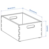 Illustration med mått för produkten: UPPDATERA.