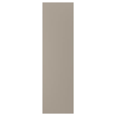 UPPLÖV matt beige täckpanel, rektangulär, köksskåpstillbehör, återvunnet material.