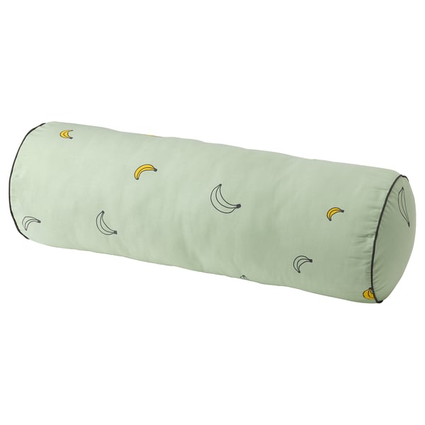 VÄNKRETS Kudde - bananmönster blekgrön 80 cm