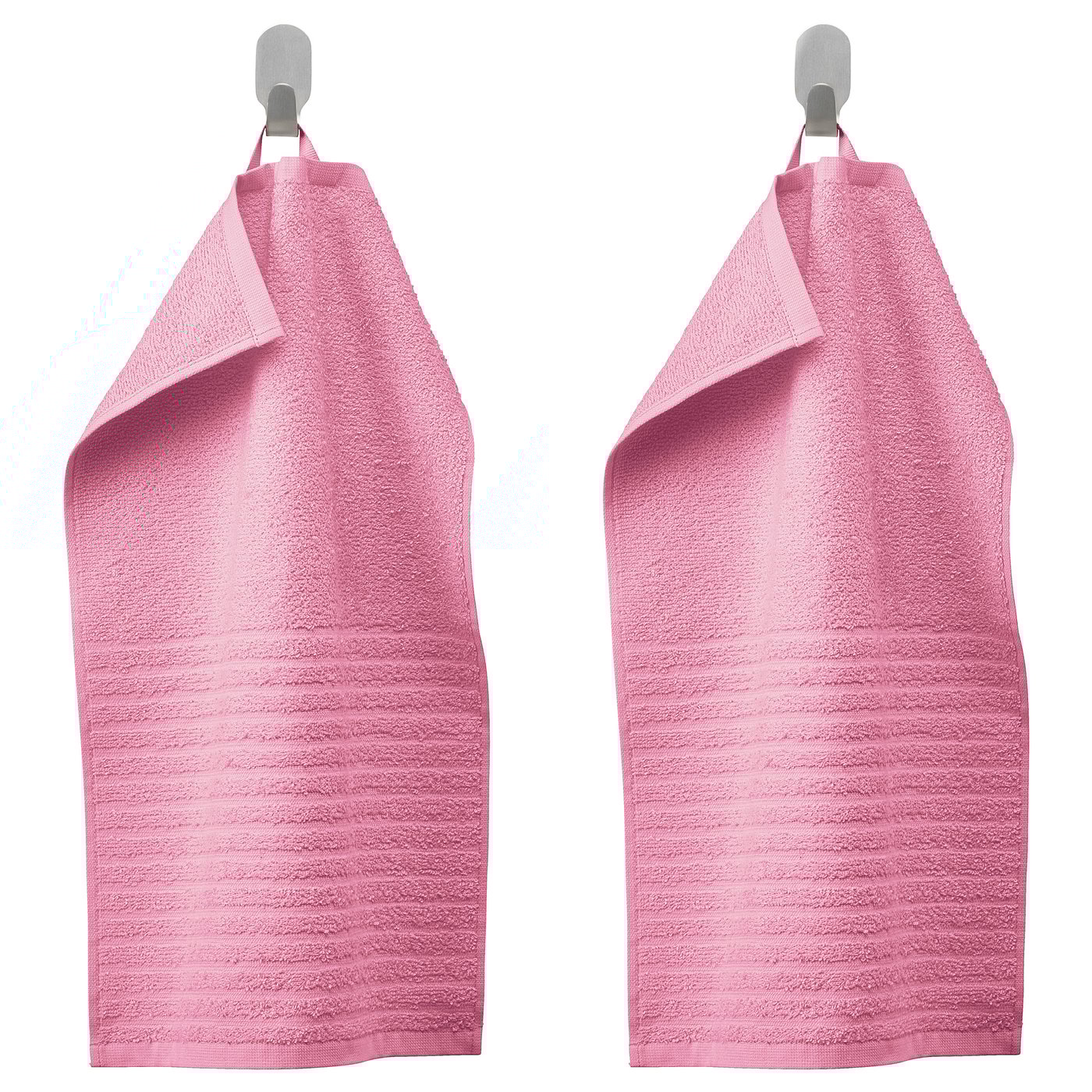 IKEA VÅGSJÖN gästhandduk, rosa, 30x50 cm