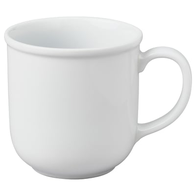VARDAGEN Mugg, vit, 30 cl