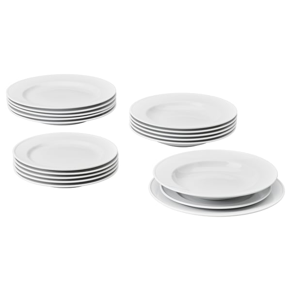 VARDAGEN Servis 18 delar, vit