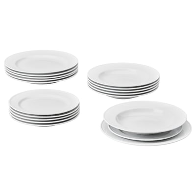 VARDAGEN Servis 18 delar, vit