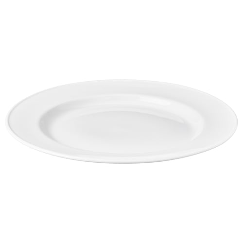VARDAGEN Tallrik, vit, 27 cm