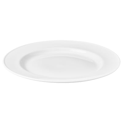 VARDAGEN Tallrik, vit, 27 cm