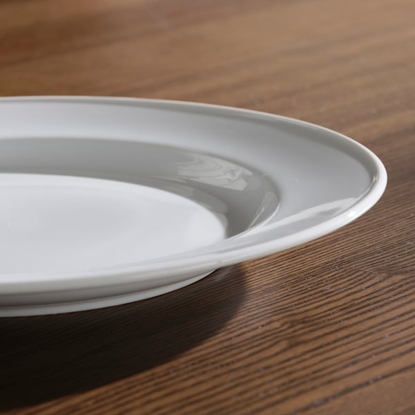 VARDAGEN Tallrik, vit, 27 cm