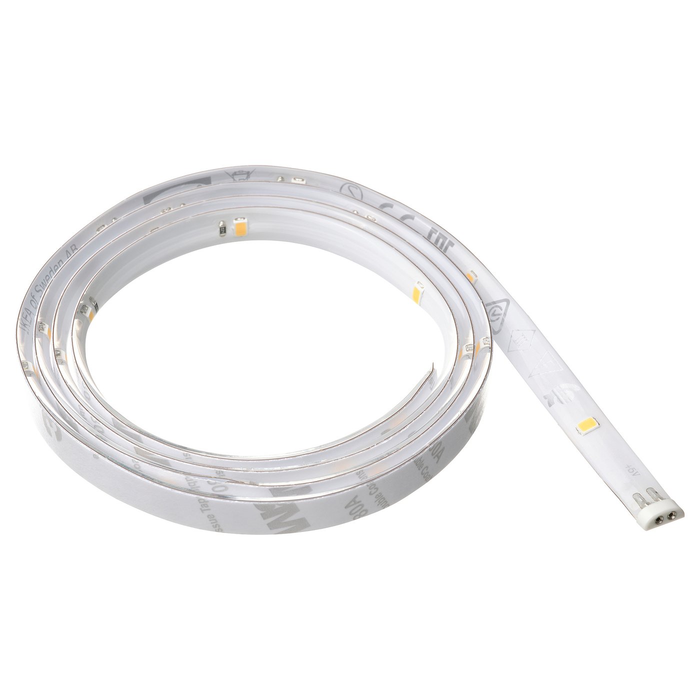 IKEA VATTENSTEN LED ljuslist, vit, 1 m