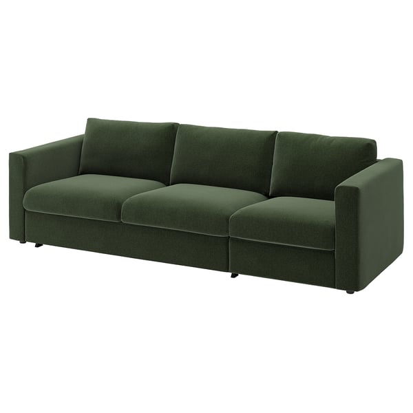 VIMLE 3-sits bäddsoffa, Johanneshov mörkgrön