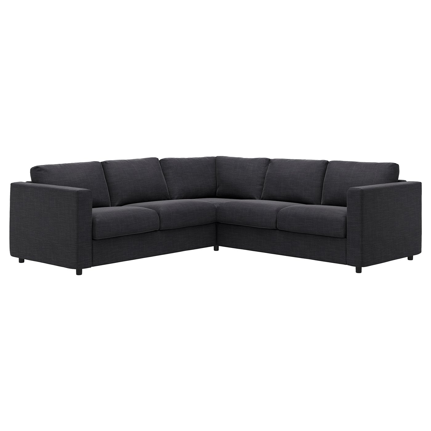 IKEA VIMLE klädsel till hörnsoffa, 4-sits, hillared antracit