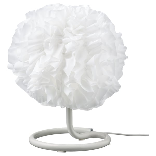 VINDKAST Bordslampa - vit 26 cm