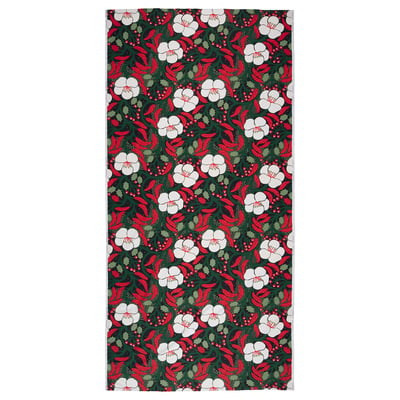VINTERFINT Avpassad tyglängd, blommönster flerfärgad, 150x300 cm