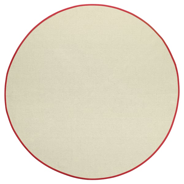 VINTERFINT Julgransmatta, beige, 100 cm