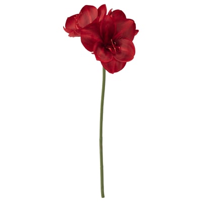 VINTERFINT Konstgjord blomma, inom-/utomhus Amaryllis/röd, 60 cm