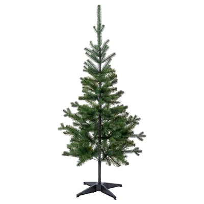 VINTERFINT Konstgjord julgran, inom-/utomhus grön, 150 cm