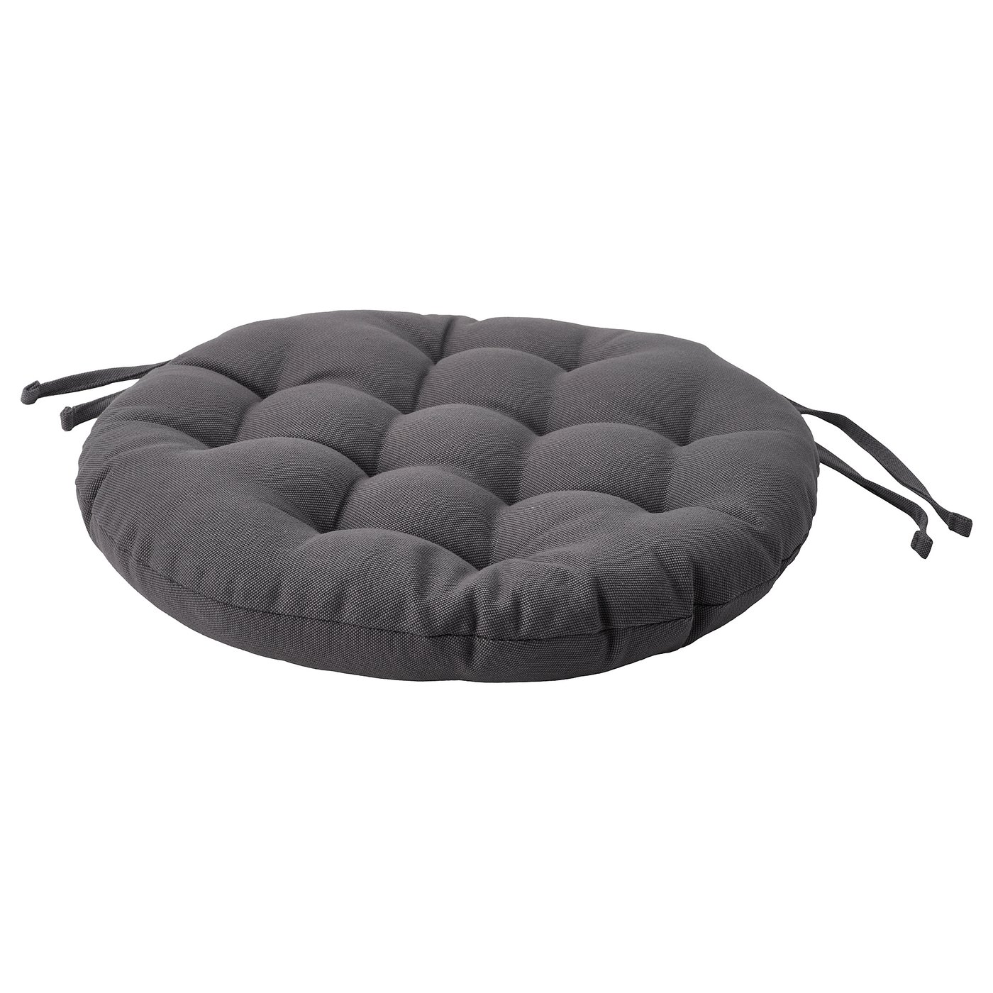 IKEA VIPPÄRT stolsdyna, mörkgrå, 38 cm