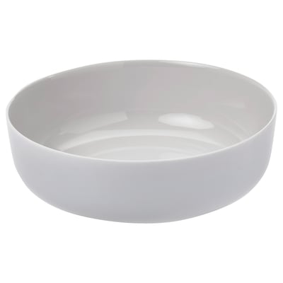 VITBLECKA vit skål, härdat opalglas, modern design.