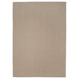 VODSKOV matta: neutral vävd textur, rektangel, naturlig jute och sisal. Perfekt för matsal, hållbar.
