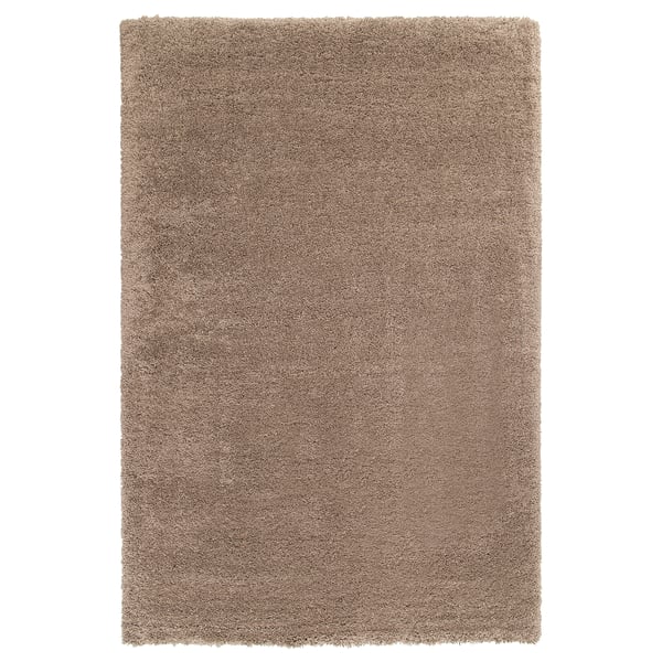 VOLLERSLEV Matta, lång lugg - beige 200x300 cm