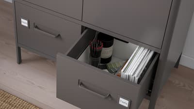 IDÅSEN office storage & drawer units