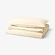 ÄNGSLILJA Duvet cover and pillowcase, natural, 150x200/50x80 cm