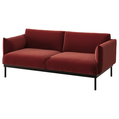 ÄPPLARYD 2-seat sofa, Djuparp red-brown