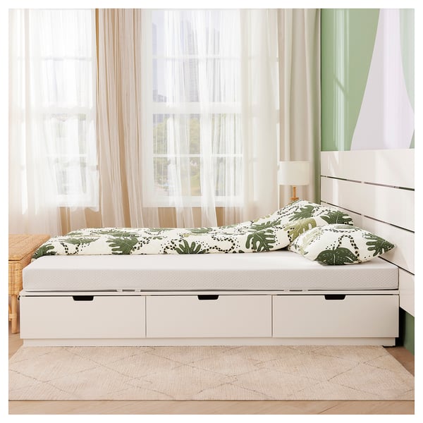 ÅKLABBEN Natural latex mattress, medium firm white, 180x200 cm