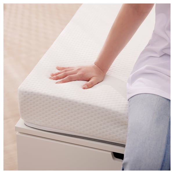 ÅKLABBEN Natural latex mattress, medium firm white, 180x200 cm