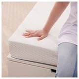 ÅKLABBEN Natural latex mattress, medium firm white, 180x200 cm