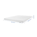 ÅKLABBEN Natural latex mattress, medium firm white, 180x200 cm