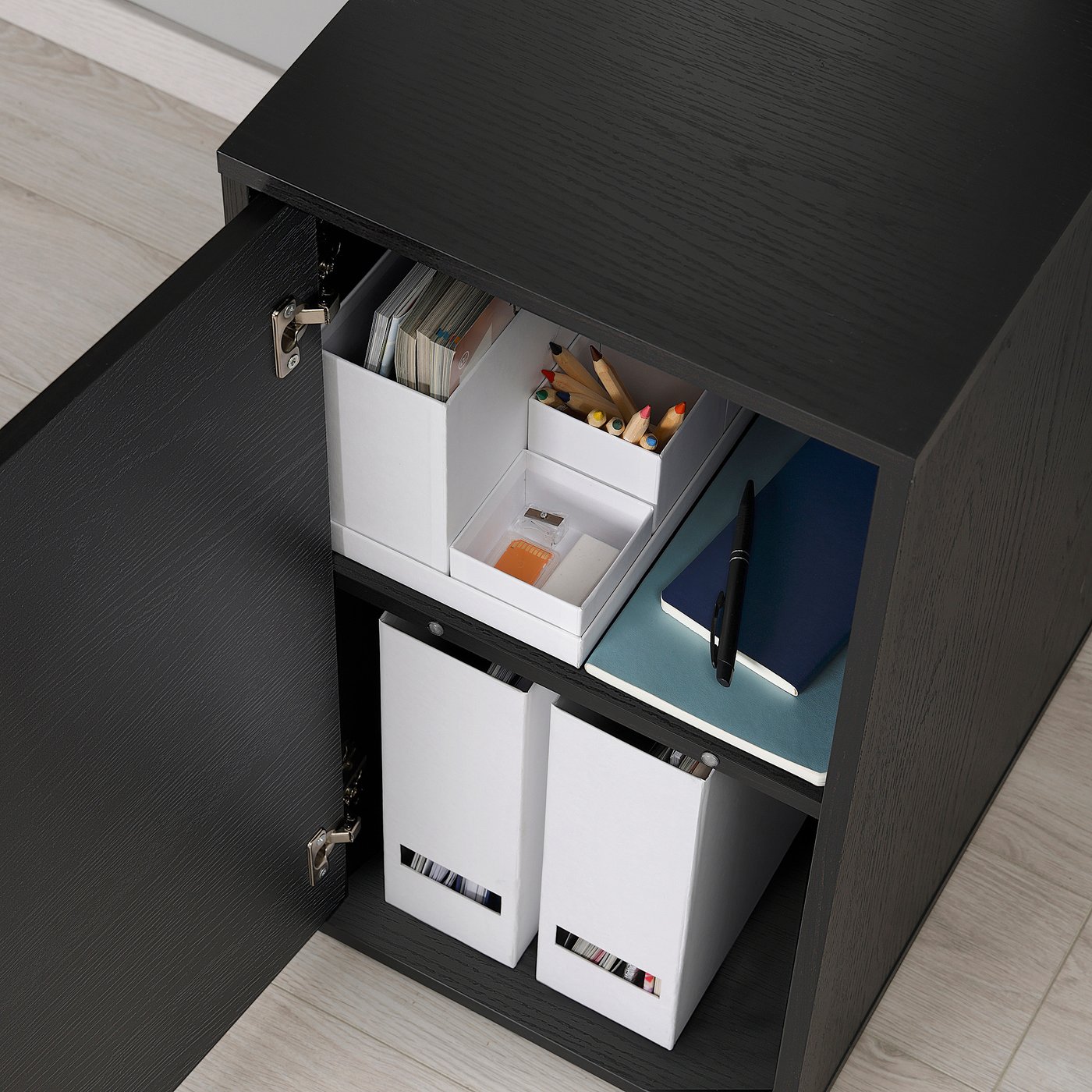 ALEX storage unit, black-brown, 36x70 cm - IKEA