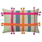 AROMATISK Cushion cover, tassel/green, 40x58 cm