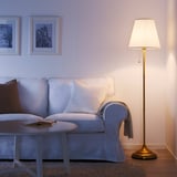 ÅRSTID Floor lamp, brass/white