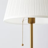 ÅRSTID Floor lamp, brass/white