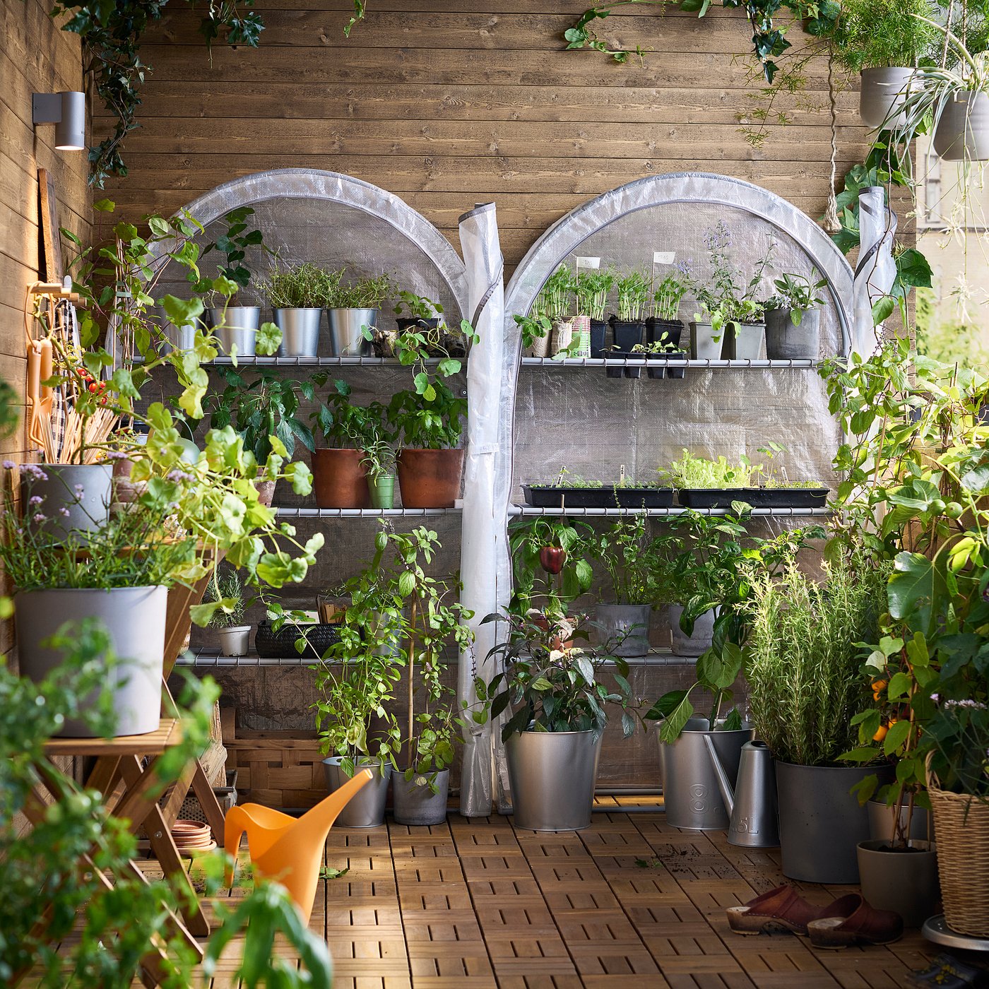 ASPAREN greenhouse, transparent white, 95x32x162 cm - IKEA